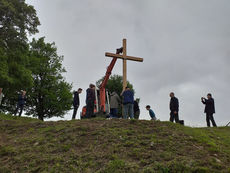 Arbeiten auf dem Hasunger Berg (Foto: Alexander von Rüden)